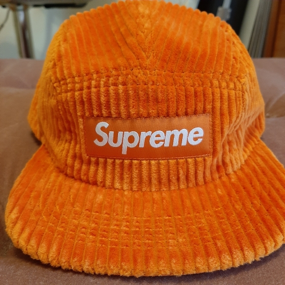 supreme wide wale corduroy hat